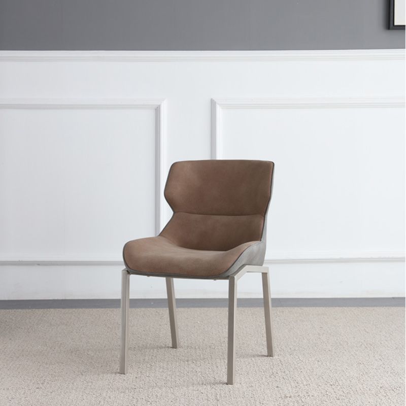 Glam Style Wingback stoelarm zijstoelen met metalen benen voor thuis