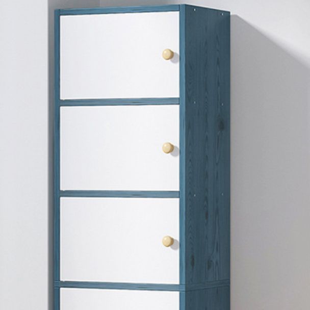 Mobile accento di legno rettangolo contemporaneo con mobile per lo stoccaggio delle porte