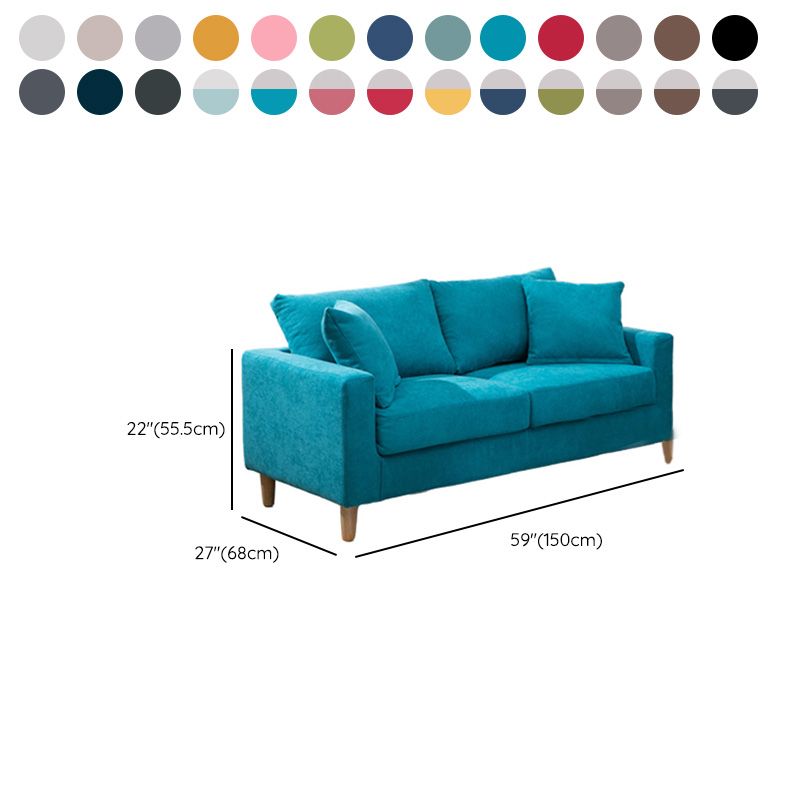 Oreillers de canapé standard moderne Square à 2 places couchés de salon