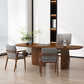 Oval Pine Solid Wood Table Simplicity Dining Room Collection with Double Pedestal Clearhalo ' dining_table' 'Dining Tables & Seating' 'Dining Tables' 'furn' 'furn_dining_table' 'Furniture' 'furniture_dining_table' 'Kitchen & Dining Furniture' 'kitchen&dining_furn' 'kitchen' 'kitchen_dining_table' 1200x1200_21dc0708-554e-4167-b3c8-2e034df10b10