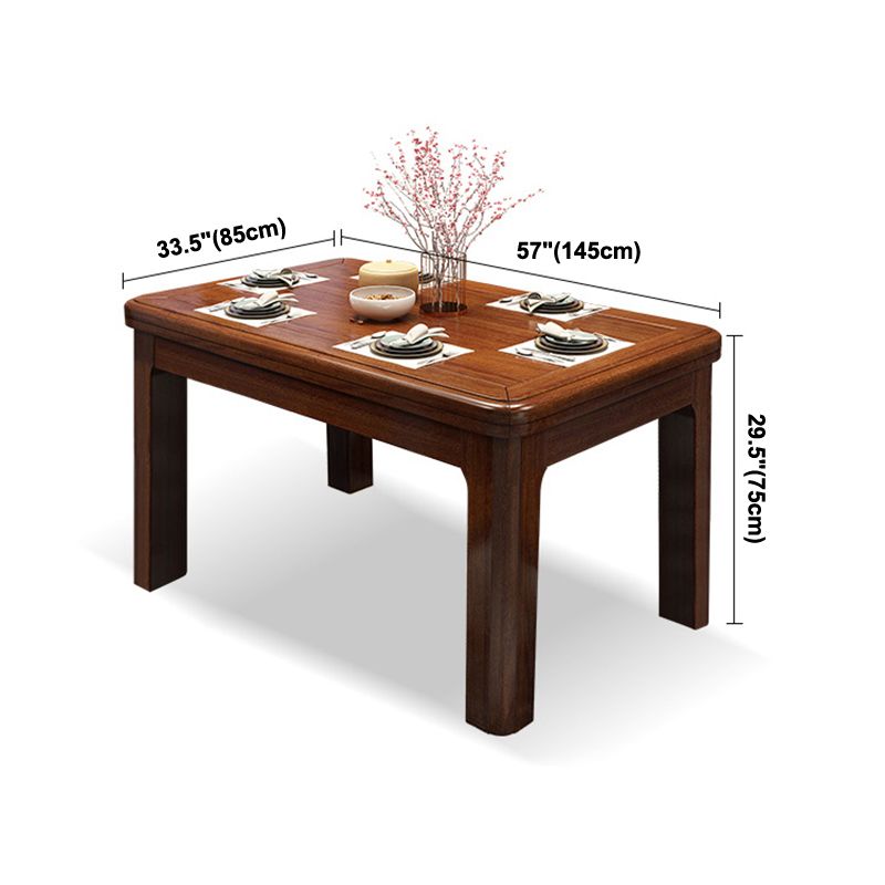 Solid Wood Mid-Century Modern Table Wood Top Table for Dining Room Clearhalo ' dining_table' 'Dining Tables & Seating' 'Dining Tables' 'furn' 'furn_dining_table' 'Furniture' 'furniture_dining_table' 'Kitchen & Dining Furniture' 'kitchen&dining_furn' 'kitchen' 'kitchen_dining_table' 1200x1200_21dc4cc7-fd3e-411d-8a48-032319e75e8a