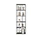 76.77"H Bookshelf Contemporary Style Open Back Black Bookcase for Home Office Clearhalo 'Bookcases' 'furn' 'furn_bookcases' 'Furniture' 'furniture_bookcases' 'Office Furniture' 1200x1200_21de89a3-b45e-4e6e-8ad8-38ccce6f4b47