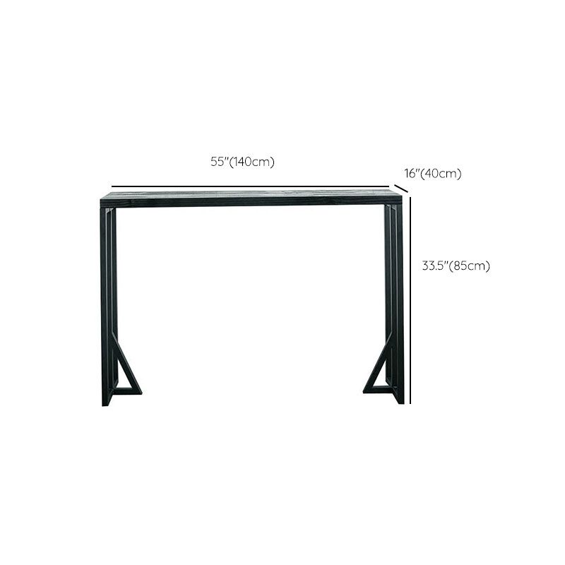 Industrial Table and Stool 1/4 Pieces Solid Wood Pub Table Set Clearhalo 'Bar Furniture' 'furn' 'furn_home_bar_bar_sets' 'Furniture' 'Home Bars & Bar Sets' 'home_bar_bar_sets' 'Kitchen & Dining Furniture' 1200x1200_21e268d4-3716-4a70-a3c1-1dd03d18504a