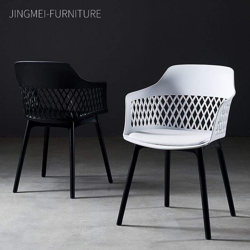 Contemporary Metal Indoor-Outdoor Room Armchair Open Back Chair Clearhalo ' kitchen&dining_furn' 'Dining Chairs' 'Dining Tables & Seating' 'dining_chair' 'furn' 'furn_dining_chair' 'Furniture' 'furniture_dining_chair' 'Kitchen & Dining Furniture' 'kitchen' 1200x1200_21e2abd3-e4fb-4e25-a624-1944ca2200f9