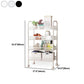 Industrial Metal Etagere Bookshelf Vertical Open Bookcase with Caster Wheels Clearhalo 'Bookcases' 'furn' 'furn_bookcases' 'Furniture' 'furniture_bookcases' 'Office Furniture' 1200x1200_21e3d68b-9c7f-4d03-bf2d-03e1af8e3ef6