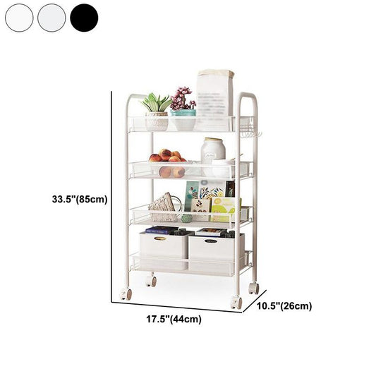 Industrial Metal Etagere Bookshelf Vertical Open Bookcase with Caster Wheels Clearhalo 'Bookcases' 'furn' 'furn_bookcases' 'Furniture' 'furniture_bookcases' 'Office Furniture' 1200x1200_21e3d68b-9c7f-4d03-bf2d-03e1af8e3ef6