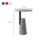 Concrete Side Table Modern Pedestal Round End Table for Living Room Clearhalo 'Coffee & Accent Tables' 'End & Side Tables' 'end_side_tables' 'furn' 'furn_end_side_tables' 'Furniture' 'Living Room Furniture' 1200x1200_21e4156e-76fe-41ee-82b8-5162bab3a0f1
