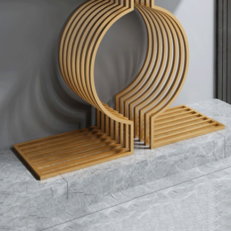 Tabella dell'accento glam di pietra larga in pietra tavolo da divano console rettangolare