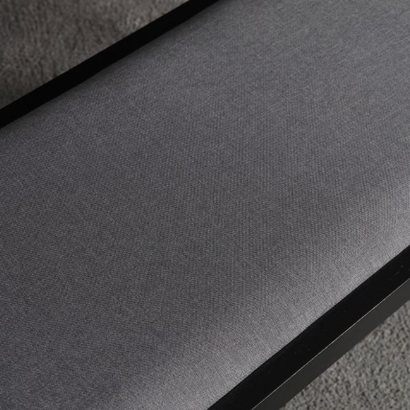 Mid-Century Modern Waterproof Bench Faux Leather Dining Bench with Metal Legs Clearhalo 'Benches' 'Chairs & Seating' 'furn' 'furn_benches' 'Furniture' 'Living Room Furniture' 1200x1200_21e519fc-79e1-4880-a4d0-18aba6a30f1e