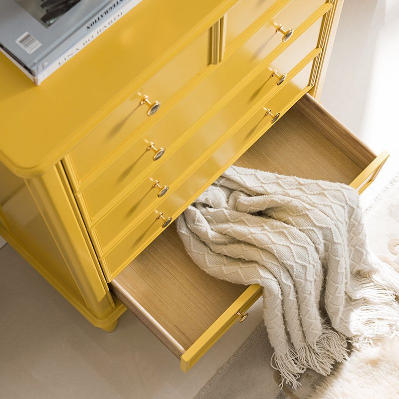 Commode double côtière en frêne, commode de rangement avec tiroirs pour chambre à coucher