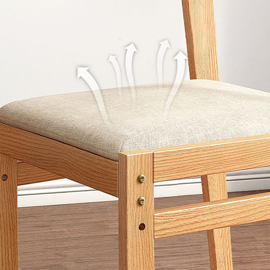 Contemporary Fabric Open Back Side Chair Matte Finish Home Dining Chair Clearhalo 'Dining Chairs' 'Dining Tables & Seating' 'dining_chair' 'Furniture' 'furniture_dining_chair' 'Kitchen & Dining Furniture' 1200x1200_21e716bb-92d2-4700-9a70-a6059d5ced35