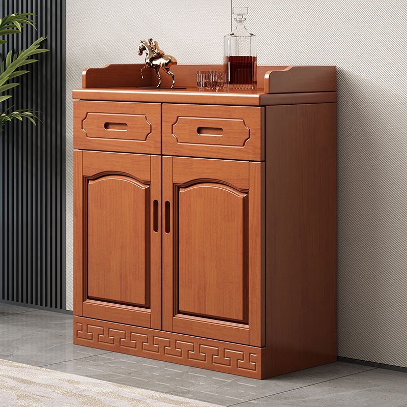 Contemporary Sideboa Wood Glass Doors Side Board with Drawers and Cabinets Clearhalo 'buffet_sideboard' 'Buffets & Sideboards' 'furn' 'furn_buffet_sideboard' 'Furniture' 'Kitchen & Dining Furniture' 1200x1200_21e746f0-8861-453a-8db3-361d2039c942