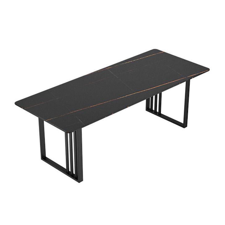 Industrial Style Office Desk Rectangular Sintered Stone Desk for Office Clearhalo 'furn' 'furn_office_desk' 'Furniture' 'Office Desks' 'Office Furniture' 'office_desk' 1200x1200_21e753dd-9a8e-4efe-b923-5b27546ebee3