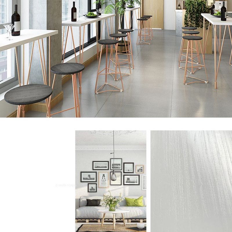 Glam Bar-height Table Solid Wood Top Bistro Pub Table with Four Legs Clearhalo 'Bar Furniture' 'Bar Tables' 'bar_tables' 'furn' 'furn_bar_tables' 'Furniture' 'Kitchen & Dining Furniture' 1200x1200_21e8fe76-9533-4c52-bc92-b91e3b9fd5e3