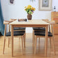 Sillas laterales de comedor de madera silla lateral abierta de estilo industrial para cocina