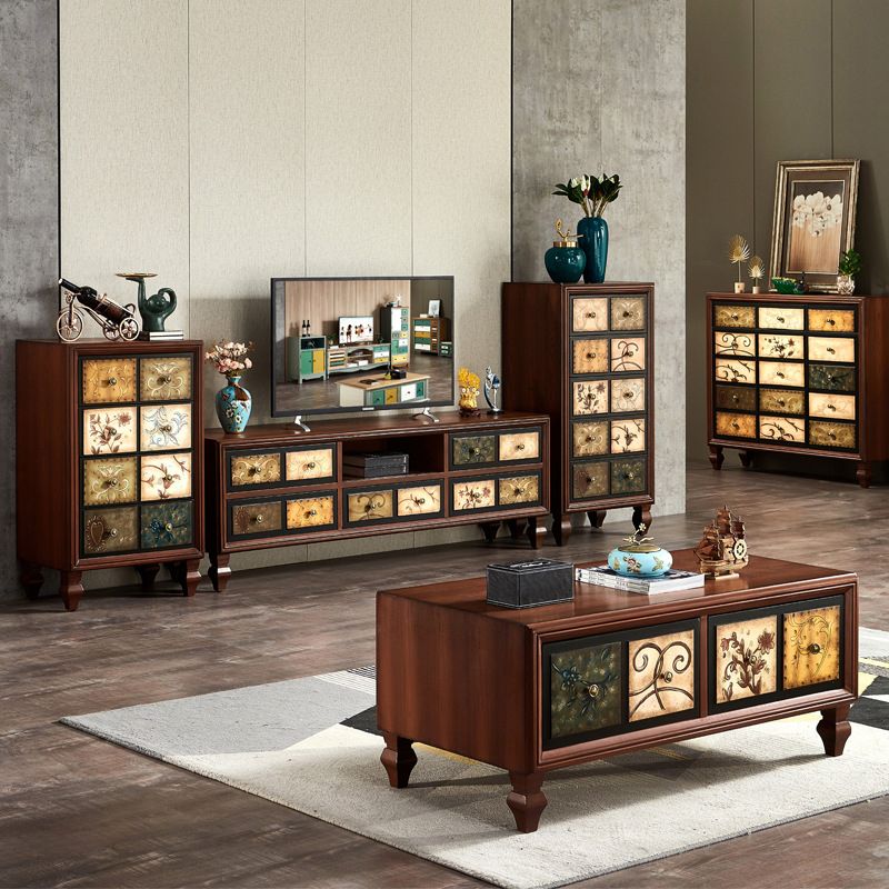 Traditional Bedroom Wooden Storage Chest Horizontal Chest with Drawers Clearhalo 'Bedroom Furniture' 'Dressers & Chests' 'dressers_chests' 'furn' 'furn_dressers_chests' 'Furniture' 1200x1200_21f1e53f-45a9-443f-9bb8-679789615a0e