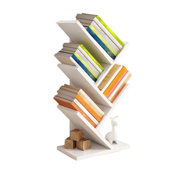 Modern Closed Back Style Bookshelf Engineer Wood Bookcase for Home Clearhalo 'Bookcases' 'furn' 'furn_bookcases' 'Furniture' 'Office Furniture' 1200x1200_21f345b9-7a43-4554-81a5-6c01fa00fda2