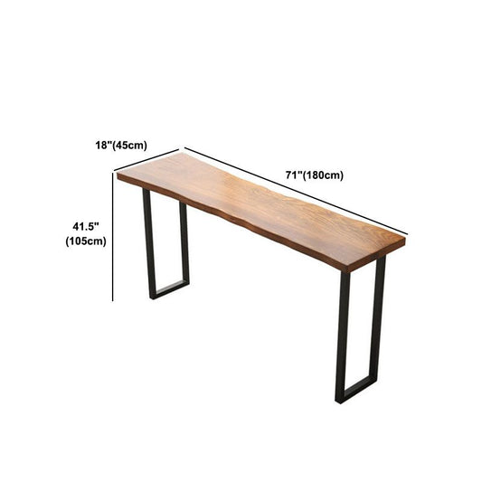 Industrial 1/2/4/7 Pieces Solid Wood Bar Table Set Fixed Bistro Set Clearhalo 'Bar Furniture' 'furn' 'furn_home_bar_bar_sets' 'Furniture' 'Home Bars & Bar Sets' 'home_bar_bar_sets' 'Kitchen & Dining Furniture' 1200x1200_21f4f256-0b5a-4b94-9072-db0d8f14688a