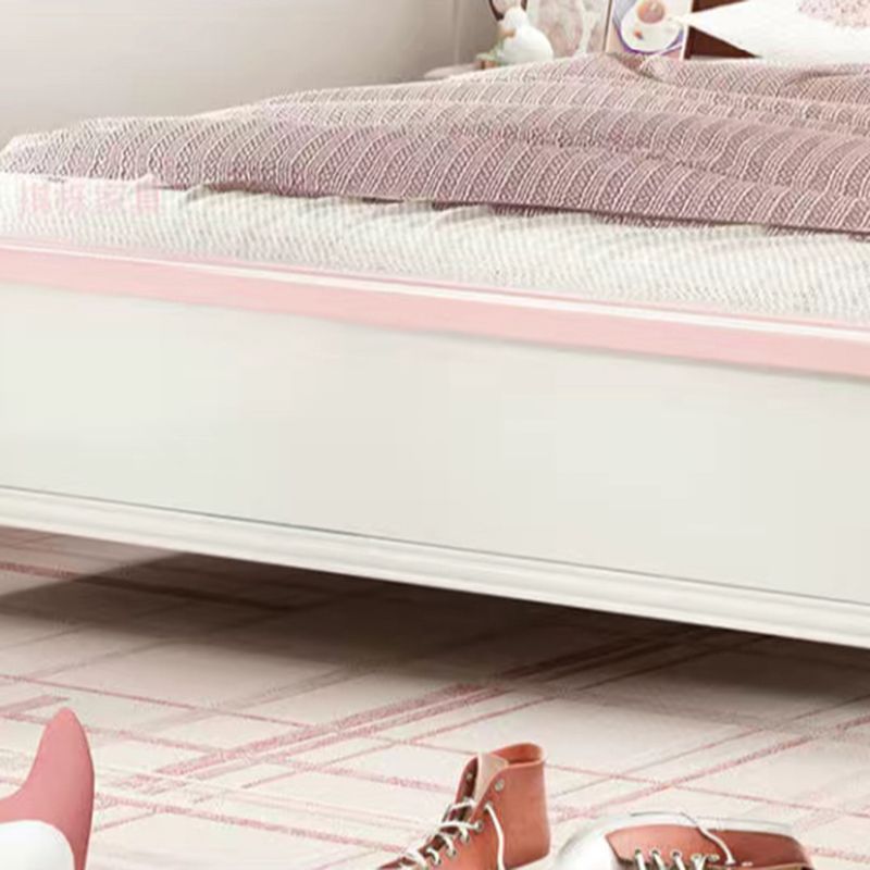 Modern Arched Panel Headboard Standard Bed with Legs in Rubberwood Clearhalo 'Bedroom Furniture' 'Beds' 'furn' 'furn_beds' 'Furniture' 1200x1200_21f54474-ca95-46ce-bdfc-44b471c66146