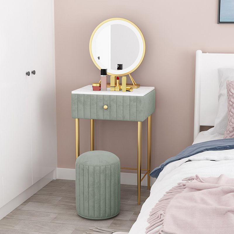 29,5 "hoher Glam Make -up Eitelkeitschreibtisch 1 Schubladen Schminktisch für Schlafzimmer