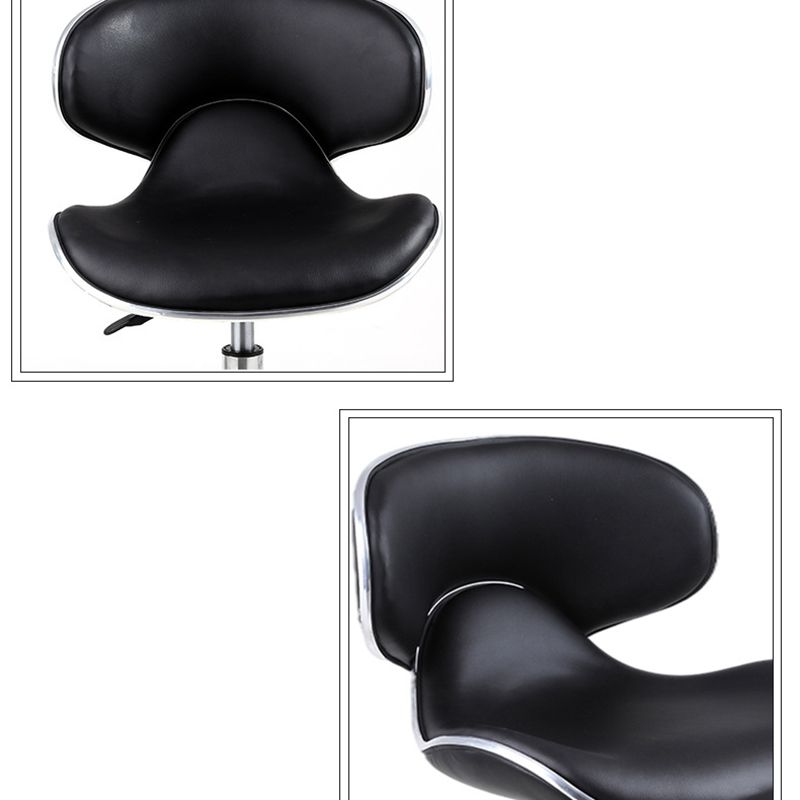 Modern Style Metal Bar Stool with Swivel and Adjustable Height Dining Room Bar Stool Clearhalo 'Bar Furniture' 'Bar Stools' 'bar_stools' 'furn' 'furn_bar_stools' 'furniture_bar_stools' 'Kitchen & Dining Furniture' 'kitchen&dining_furn' 'kitchen' 'kitchen_furn' Furniture' 1200x1200_21fb719e-d2b2-4368-9c01-9c1f670b924c