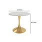 Glam Sintered Stone Dining Table Set Round 1/3/4/5 Pieces Dining Set for Home Use Clearhalo 'Dining Room Sets' 'Dining Tables & Seating' 'dining_room_set' 'furn' 'furn_dining_room_set' 'Furniture' 'Kitchen & Dining Furniture' 1200x1200_21fbcdc8-3b7d-40eb-b2d0-4f690e07f37a