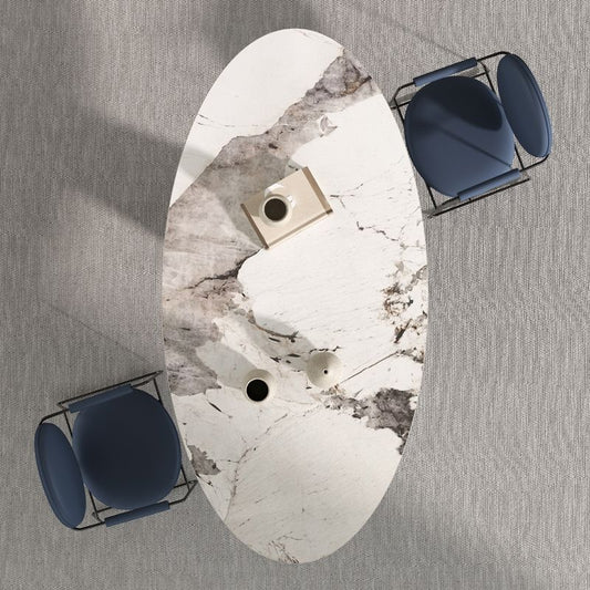 Modern Style Sintered Stone Dining Table Set 1/3/4/7 Pieces Dining Set Clearhalo 'Dining Room Sets' 'Dining Tables & Seating' 'dining_room_set' 'furn' 'furn_dining_room_set' 'Furniture' 'furniture_dining_room_set' 'Kitchen & Dining Furniture' 1200x1200_21fbe3ac-432f-431a-847d-4436aaad6372