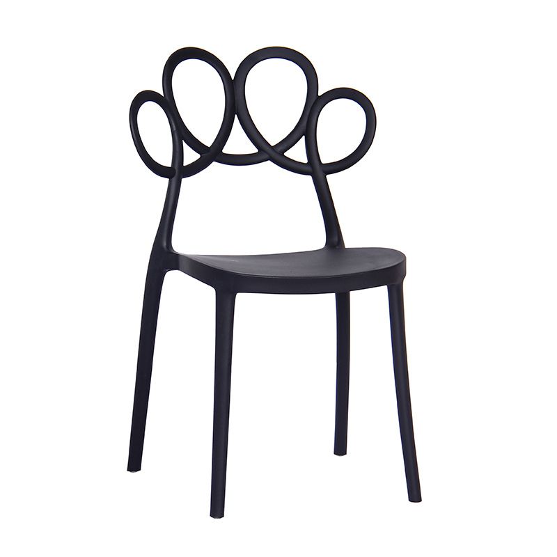 Minimalist Plastic Dining Armless Chair Open Back Dining Side Chair Clearhalo 'Dining Chairs' 'Dining Tables & Seating' 'dining_chair' 'furn' 'furn_dining_chair' 'Furniture' 'furniture_dining_chair' 'Kitchen & Dining Furniture' 1200x1200_21fbe439-ae16-4c66-8161-efcaa0cd8ac3