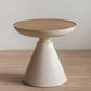 French Country Round Wood Top Coffee Table Iron Pedestal Cocktail Table Clearhalo 'Coffee & Accent Tables' 'Coffee Tables' 'coffee_tables' 'furn' 'furn_coffee_tables' 'Furniture' 'Living Room Furniture' 1200x1200_21fc083a-da51-427b-ab31-e00c7bd8482c