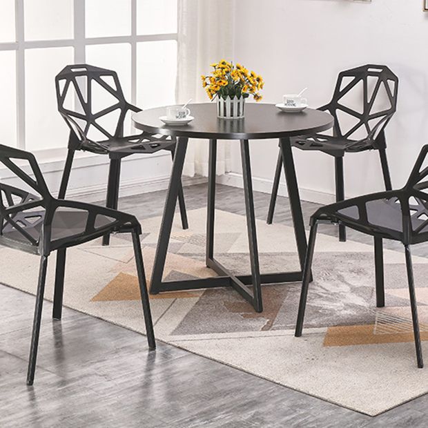 Metal Contemporary Dining Table Indoor Round Table for Kitchen Clearhalo ' dining_table' 'Dining Tables & Seating' 'Dining Tables' 'furn' 'furn_dining_table' 'Furniture' 'furniture_dining_table' 'Kitchen & Dining Furniture' 'kitchen&dining_furn' 'kitchen' 'kitchen_dining_table' 1200x1200_21ff4eca-61ab-45cc-8f2e-35b2ce87624a