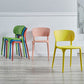 Glam Style Open Back Chair Plastic Stackable Dining Side Chair for Indoor Clearhalo 'Dining Chairs' 'Dining Tables & Seating' 'dining_chair' 'furn' 'furn_dining_chair' 'Furniture' 'furniture_dining_chair' 'Kitchen & Dining Furniture' 1200x1200_21ffdaa6-c84d-4d4b-8d47-3d64e800f5e1