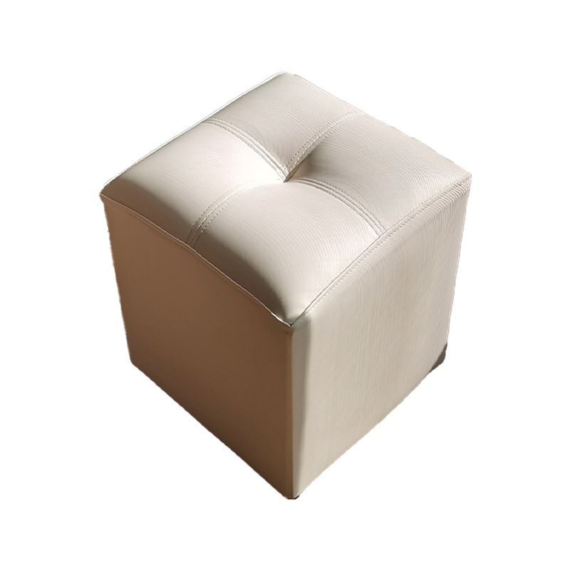 Black Modern Pouf Water Resistant Square Pouf for Home Decor Clearhalo 'furn' 'furn_ottomans_poufs' 'Furniture' 'Living Room Furniture' 'Ottomans & Poufs' 'ottomans_poufs' 1200x1200_2202c37b-4513-4022-85d1-7de65d690864