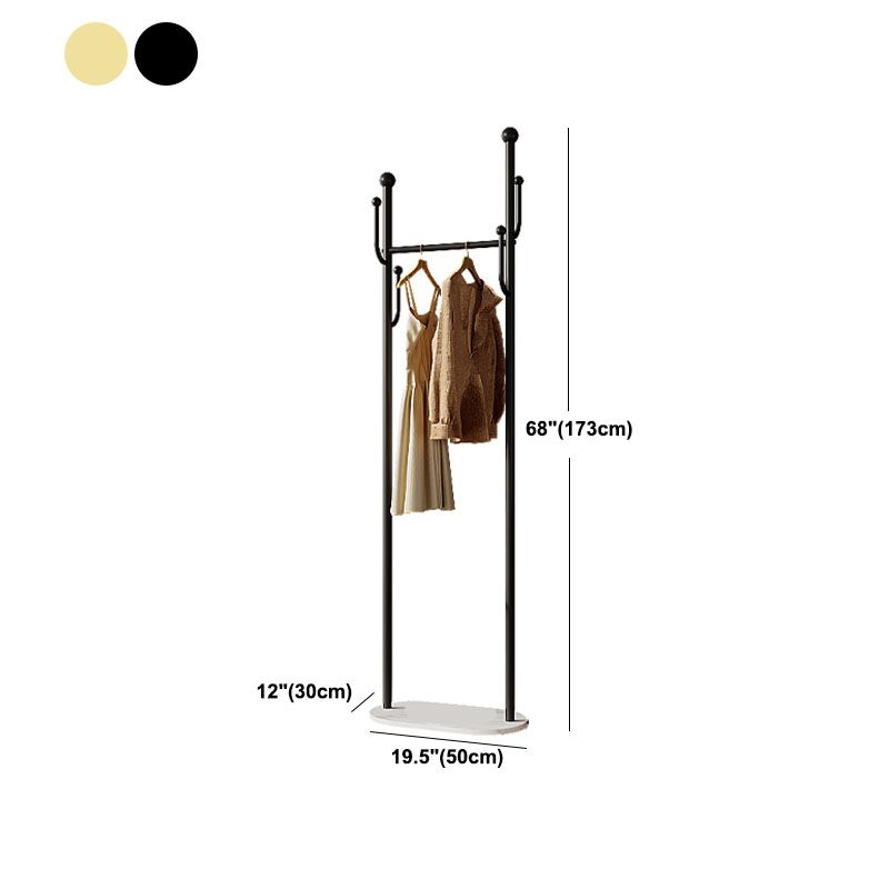 Magnifique rack de manteau crochets de manteau de rangement de rangement en métal.