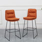 Metal Contemporary Kitchen Dining Room Armless Stool Low Back Bar Stool Clearhalo 'Bar Furniture' 'Bar Stools' 'bar_stools' 'Furniture' 'furniture_bar_stools' 'Kitchen & Dining Furniture' 1200x1200_2205d81d-99f3-4fa3-87cd-3bdc3209065f