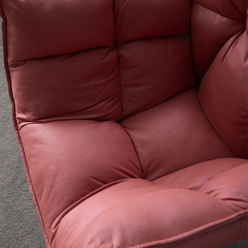 Faux Leather Arm Chair 28.3"L x 28.3"W x 33.8"H Arms Included Chair for Bedroom Clearhalo 'Accent Chairs' 'accent_chairs' 'Chairs & Seating' 'furn' 'furn_accent_chairs' 'Furniture' 'Living Room Furniture' 1200x1200_22073134-0194-4119-bb0a-45bdb8110090