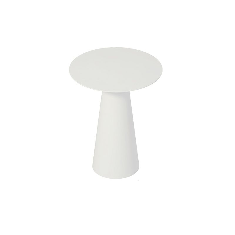 中世紀のモダンな黒/白いカクテルテーブルラウンドコーヒーテーブル