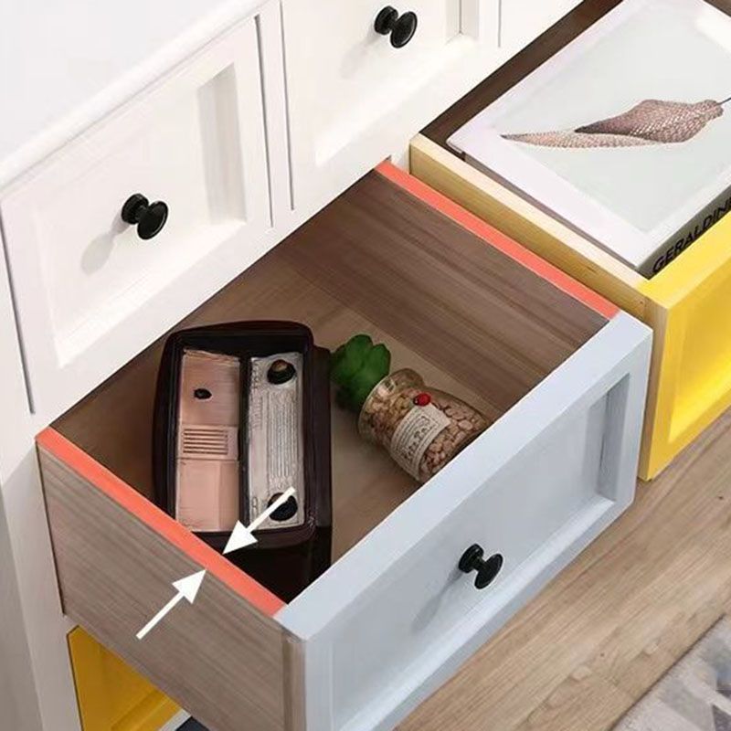 Traditionele opbergkast massief houten opbergkast dressoir voor woonkamer