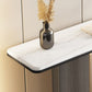 Tavolo di pietra rettangolo glam, 31,49 "HAVOLO ACCENTO CONSOLE H in bianco per Hall