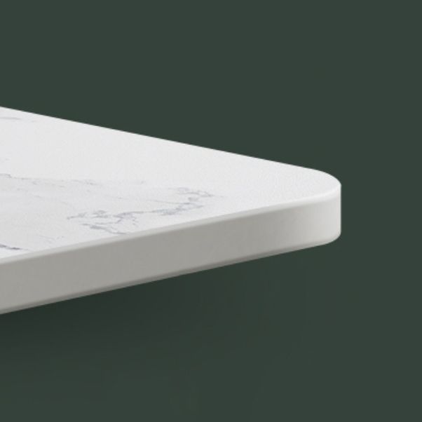 Gesinterde stenen huiskeukentafel Industriële eetkamertafel