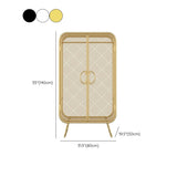 Noordse ijzeren rooster Garderobe Lange hangende opberg metalen opbergkast