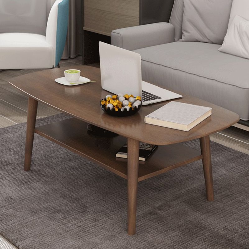 Modern 4 Legs Rectangular Coffee Table with Storage Cocktail Table Clearhalo 'Coffee & Accent Tables' 'Coffee Tables' 'coffee_tables' 'furn' 'furn_coffee_tables' 'Furniture' 'furniture_coffee_tables' 'Living Room Furniture' 1200x1200_2210ff7a-6b75-4210-9d3d-866ddc09b96f