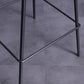Nordic Metal Low Back Barstool Simple Indoor Tall Stool with Upholstered Clearhalo 'Bar Furniture' 'Bar Stools' 'bar_stools' 'furn' 'furn_bar_stools' 'furniture_bar_stools' 'Kitchen & Dining Furniture' 'kitchen&dining_furn' 'kitchen' 'kitchen_furn' Furniture' 1200x1200_22119666-541a-4e46-afb0-f45a0362a13e