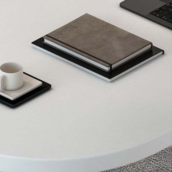 Scrivania in bianco e nero Scrivania da ufficio in legno di frassino industriale