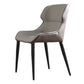 Set di sedie laterali contemporanee set di sedie laterali in pelle finta per cucina