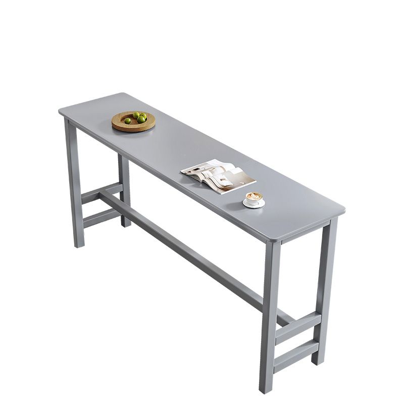 Contemporary Bar Dining Table Rectangle Wood Indoor Counter Table Clearhalo 'Bar Furniture' 'Bar Tables' 'bar_tables' 'furn' 'furn_bar_tables' 'Furniture' 'Kitchen & Dining Furniture' 1200x1200_2214d506-7d14-4e81-aae0-a7814020bf22