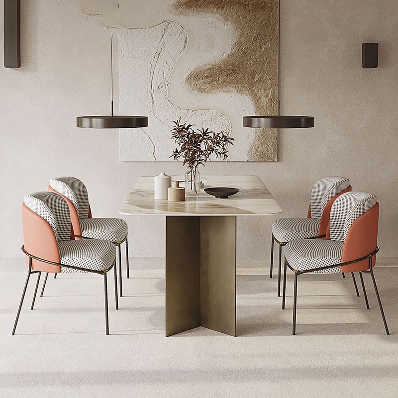 Ensemble de table à manger en pierre péout