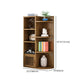 Brown Shelf Bookcase with Doors Vertical Bookshelf for Study Room Clearhalo 'Bookcases' 'Furniture' 'furniture_bookcases' 'Office Furniture' 1200x1200_22165088-1473-4409-a96a-d89993c33340