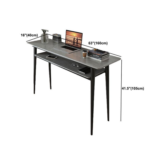 Tavolo da bar con barra di pietra del rettangolo contemporaneo con 4 gambe