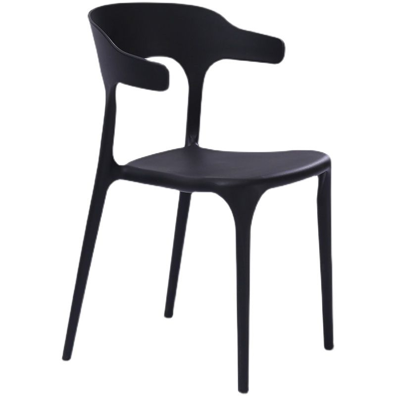 Modern Style Plastic Side Chair Open Back Dining Side Chair 17"x18"x30" Clearhalo 'Dining Chairs' 'Dining Tables & Seating' 'dining_chair' 'furn' 'furn_dining_chair' 'Furniture' 'furniture_dining_chair' 'Kitchen & Dining Furniture' 1200x1200_221830c5-9521-4336-913c-54f708f5b8eb