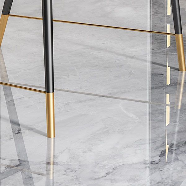 Sedia da pranzo in velluto in stile nordico sedie da pranzo in metallo per uso del ristorante